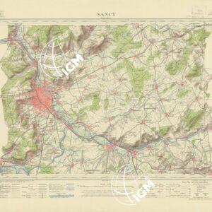NOUVELLE CARTE DE FRANCE - XXXIV 15 - NANCY