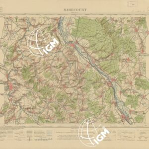 NOUVELLE CARTE DE FRANCE - XXXIV 17 - MIRECOURT