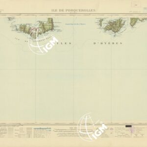 NOUVELLE CARTE DE FRANCE - XXXIV 47 - ILE DE PORQUETOLLES