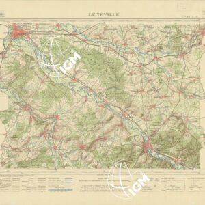 NOUVELLE CARTE DE FRANCE - XXXV 16 - LUNEVILLE