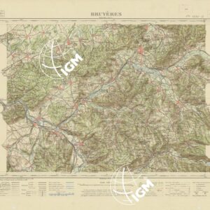 NOUVELLE CARTE DE FRANCE -  XXXV 18 - BRUYERES