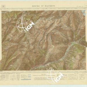 NOUVELLE CARTE DE FRANCE -  XXXV 2 - BOURG ST. MAURICE