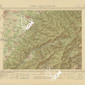 NOUVELLE CARTE DE FRANCE -  XXXVI 16 - CIREY SUR VEZOUSE