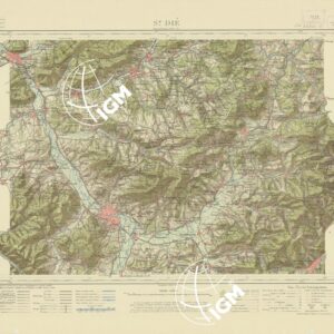 NOUVELLE CARTE DE FRANCE - XXXVI 17 - ST. DIE