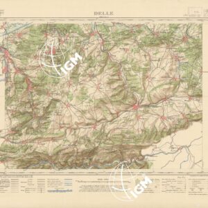 NOUVELLE CARTE DE FRANCE -  XXXVI 22 -DELLE