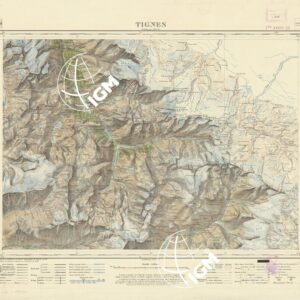 NOUVELLE CARTE DE FRANCE - XXXVI 33 - TIGNES