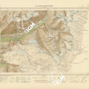 NOUVELLE CARTE DE FRANCE - XXXVI 34 - LANSLEBOURG