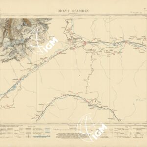 NOUVELLE CARTE DE FRANCE - XXXVI 35 - MONT D'AMBIN