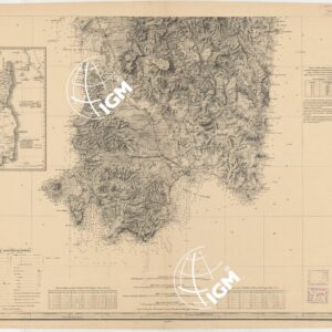 CARTA DELL'ISOLA E REGNO DI SARDEGNA - Foglio Sud