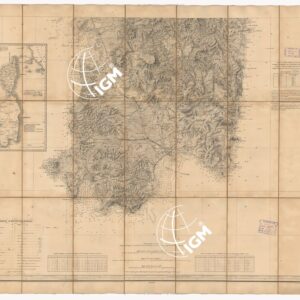 CARTA DELL'ISOLA E REGNO DI SARDEGNA - Foglio Sud