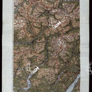 CARTA DELL'ITALIA SETTENTRIONALE E ZONE CONFINANTI - FOGLIO 2 SONDRIO