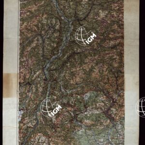 CARTA DELL'ITALIA SETTENTRIONALE E ZONE CONFINANTI - FOGLIO 3 TRIENT