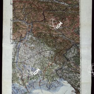 CARTA DELL'ITALIA SETTENTRIONALE E ZONE CONFINANTI - FOGLIO 5 TRIEST