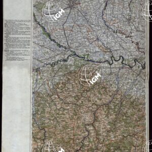 CARTA DELL'ITALIA SETTENTRIONALE E ZONE CONFINANTI - FOGLIO 7 MAILAND