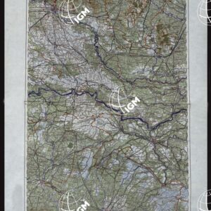 CARTA DELL'ITALIA SETTENTRIONALE E ZONE CONFINANTI - FOGLIO 9 VERONA