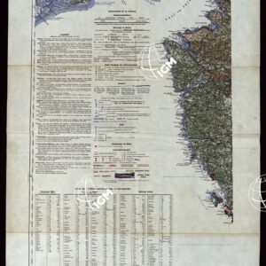 CARTA DELL'ITALIA SETTENTRIONALE E ZONE CONFINANTI - FOGLIO 11 ROVIGNO