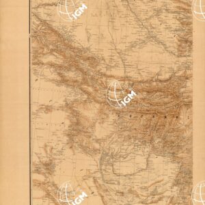 CARTA DELL'AFGHANISTAN E DEI PAESI LIMITROFI - FOGLIO 2