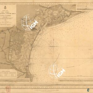 CARTA COSTIERA DAL FIUME PIAVE AL FIUME ADIGE E LAGUNA DI VENEZIA