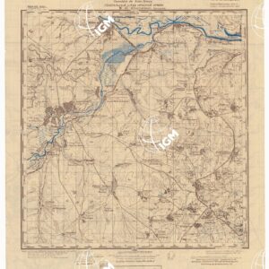 RUSSIA - RUSSISCHE KARTE (RIPRODUZIONE TEDESCA DELLA CARTA ORIGINALE DELLO S.M. DELL'ESERCITO ROSSO) Foglio M-37-43 Ostrogoshsk