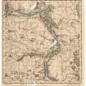 RUSSIA - RUSSISCHE KARTE (RIPRODUZIONE TEDESCA DELLA CARTA ORIGINALE DELLO S.M. DELL'ESERCITO ROSSO) Foglio M-37-44 Sswoboda