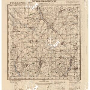 RUSSIA - RUSSISCHE KARTE (RIPRODUZIONE TEDESCA DELLA CARTA ORIGINALE DELLO S.M. DELL'ESERCITO ROSSO)  Foglio M-37-77 Pokrowskoje