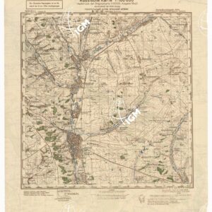 RUSSIA - RUSSISCHE KARTE (RIPRODUZIONE TEDESCA DELLA CARTA ORIGINALE DELLO S.M. DELL'ESERCITO ROSSO) Foglio M-37-89 Swatowò