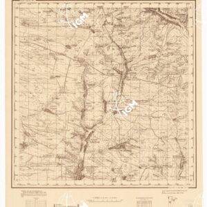 RUSSIA - RUSSISCHE KARTE (RIPRODUZIONE TEDESCA DELLA CARTA ORIGINALE DELLO S.M. DELL'ESERCITO ROSSO) Foglio M-37-103 Ewssug