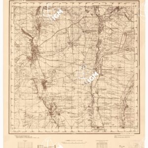 RUSSIA - RUSSISCHE KARTE (RIPRODUZIONE TEDESCA DELLA CARTA ORIGINALE DELLO S.M. DELL'ESERCITO ROSSO) Foglio M-37-104 Belowodsk