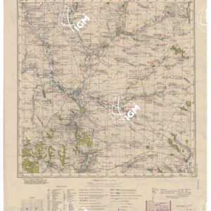 RUSSIA - RUSSISCHE KARTE (RIPRODUZIONE TEDESCA DELLA CARTA ORIGINALE DELLO S.M. DELL'ESERCITO ROSSO) Foglio M-37-106 Olchowtschik