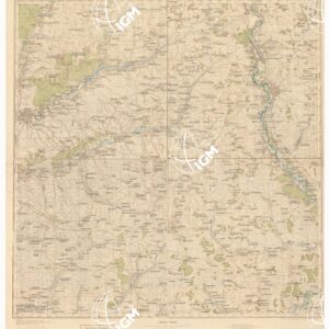 RUSSIA - RUSSISCHE KARTE (RIPRODUZIONE TEDESCA DELLA CARTA ORIGINALE DELLO S.M. DELL'ESERCITO ROSSO) Foglio M-37-51,52,63,64 Wolokonowka