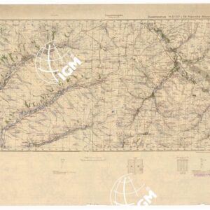 RUSSIA - RUSSISCHE KARTE (RIPRODUZIONE TEDESCA DELLA CARTA ORIGINALE DELLO S.M. DELL'ESERCITO ROSSO) Foglio M-37-107 Popowka, Foglio M-37-108 Bokowskaja