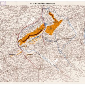 L'ESERCITO ITALIANO NELLA GRANDE GUERRA (1915-1918) - Carta n. 6:  PREALPI BELLUNESI E CARNICO-FRIULIANE