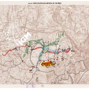 L'ESERCITO ITALIANO NELLA GRANDE GUERRA (1915-1918) - Carta n. 21: CARTA RELATIVA ALLA BATTAGLIA DEI TRE MONTI