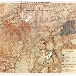 L'ESERCITO ITALIANO NELLA GRANDE GUERRA (1915-1918) -  Carta n. 27: OPERAZIONE DEL TONALE  - conquista Presena e Monticelli