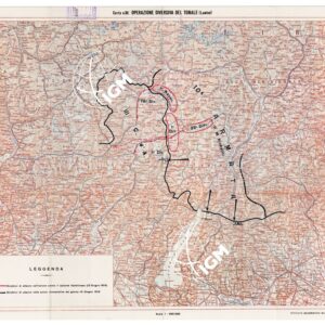 L'ESERCITO ITALIANO NELLA GRANDE GUERRA (1915-1918) - Carta n. 30:  OPERAZIONE DIVERSIVA DEL TONALE  - Lawine
