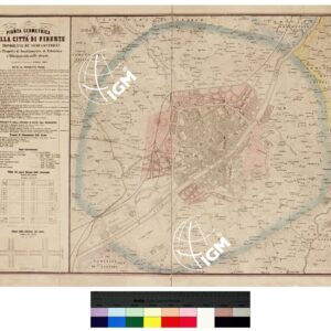 PIANTA GEOMETRICA DELLA CITTA' DI FIRENZE NOTE AL PROGETTO POGGI