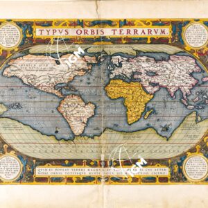 TYPUS ORBIS EX CONATIBUS GEOGRAPHICIS ABRAH ORTELIIJ