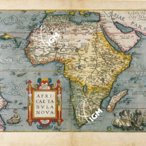 AFRICAE TABULA EX CONATIBUS GEOGRAPHICIS ABRAH ORTELIIJ