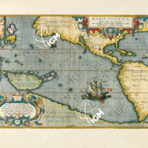 MARIS PACIFICI EX CONATIBUS GEOGRAPHICIS ABRAH ORTELIIJ