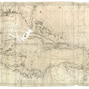 AMERICA - CARTE D'UNE PARTIE DE L'AMERIQUE POUR LA NAVIGATION DES ISLES ET DU GOLF DU MEXIQUE ECC..ECC..