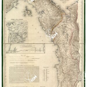 PANAMA - CARTE DE L'ISTHME DE PANAMA ET DE DARIEN E DE LA PROVINCE DU CHOCO - FOGLIO 1