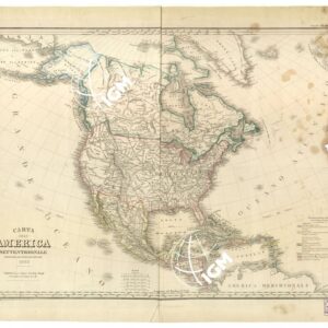 AMERICA - CARTA DELL'AMERICA MERIDIONALE - FOGLIO 1