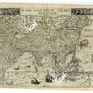 ASIA - ASIA PARTIUM ORBIS MAXIMA - FRONTE-RETRO