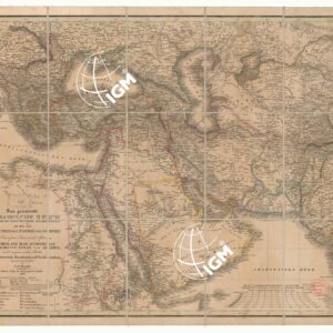 ASIA -DAS GESAMMTE OSMANISCHE REICH SO WIE DIE BESITZUNGEN DES PASCHA' S VON EGYPTEN IN EUROPA, ASIA UND AFRICA