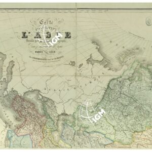 ASIA-CARTE GENERALI - CARTE ENCYPROTYPE DE L'ASIE - FOGLIO 1