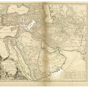 ASIA - CARTE GENERALI - ETATS DU GRAND SEIGNEUREN ASIE, EMPIRE DE PERSE, PAY DES USBECS, ARABIE ET EGYPTE