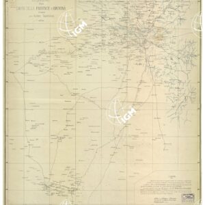 MADAGASCAR - ESQUISSE D'UNE CARTE DE LA PROVINCE D'IMERINA