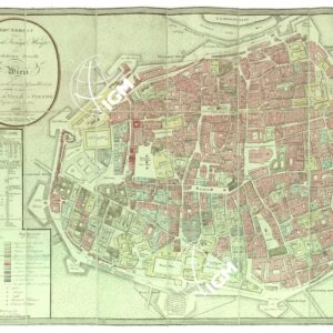 AUSTRIA - PLAN DE LA VILLE DE VIENNA D'APRES LE CADASTRE