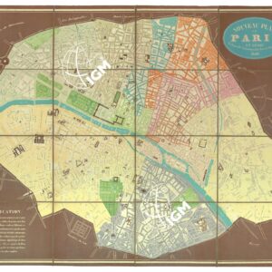 NOUVEAU PLAN DE PARIS EN RELIEF ETC...