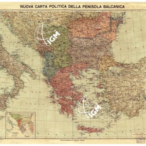 NUOVA CARTA POLITICA DELLA PENISOLA BALCANICA